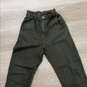 Zara Olive Green Trousers
